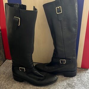 Cole Haan Black Heeled Boots